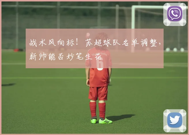战术风向标!苏超球队名单调整,新帅能否妙笔生花